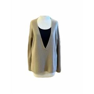 NEW CIVIDINI liana cashmere sweater in taupe